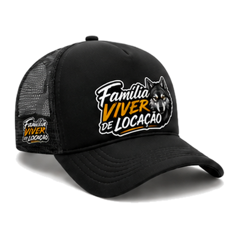 Boné Trucker — Família Viver de Locação