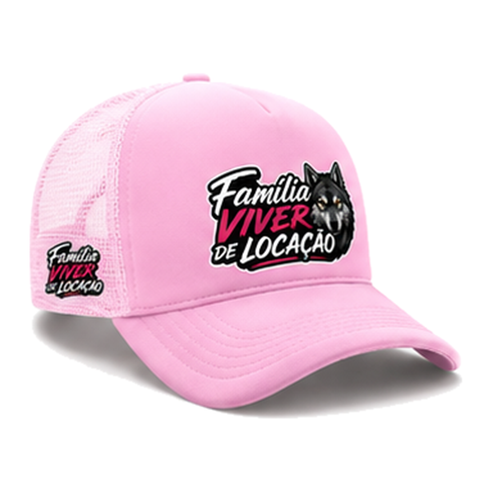 Boné Trucker — Família Viver de Locação